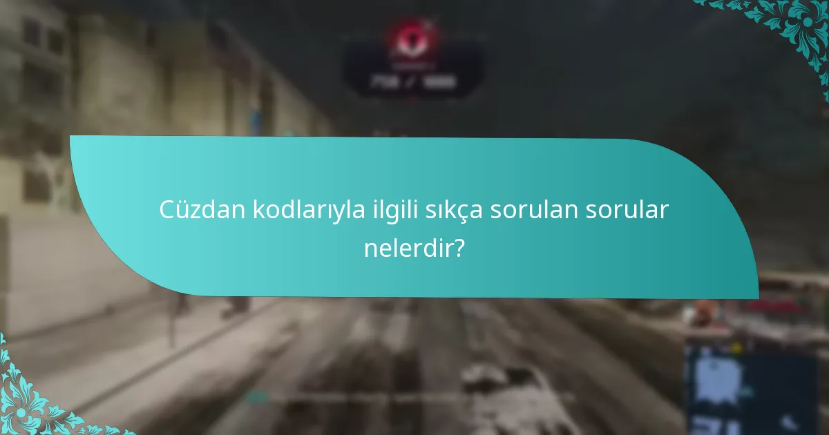 Cüzdan kodlarının geçerliliği ve son kullanma tarihi nedir?